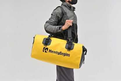 Daytona Borsa da Sella HenlyBegins 40L DH - 722 - Resistente all’Acqua, Nero Grigio Giallo - ENDURRAD