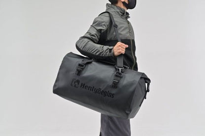 Daytona Borsa da Sella HenlyBegins 40L DH - 722 - Resistente all’Acqua, Nero Grigio Giallo - ENDURRAD