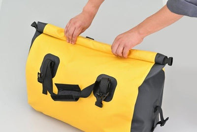 Daytona Borsa da Sella HenlyBegins 60L DH - 722 - Resistente all’Acqua, Grigio Giallo - ENDURRAD