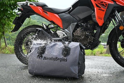 Daytona Borsa da Sella HenlyBegins 60L DH - 722 - Resistente all’Acqua, Grigio Giallo - ENDURRAD