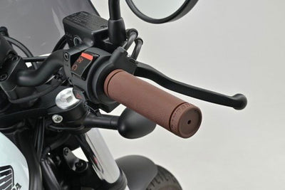 Daytona Daytona Manopole GGDI - BASE FOR1 - 125 mm, Finale Chiuso, Marrone - ENDURRAD