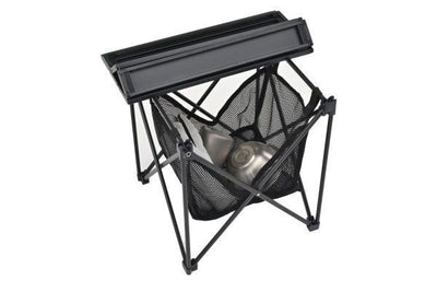Daytona Tavolo da Campeggio Pieghevole Nero 40x34x36 cm - Compatto e Resistente - Forbikes - ENDURRAD