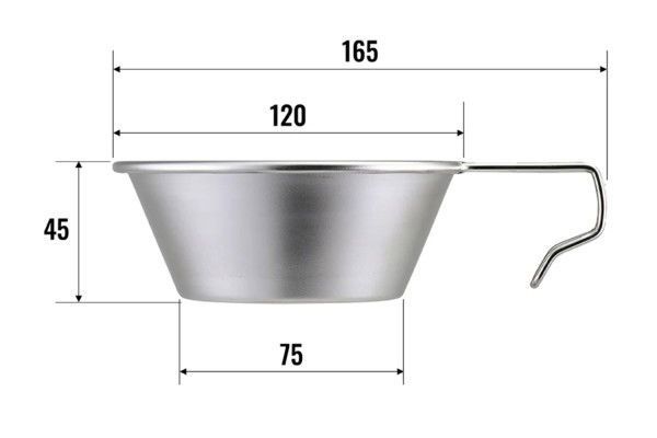 Daytona Tazza da Campeggio "Sierra Cup" in Ac | 48326 - r31728 - ENDURRAD