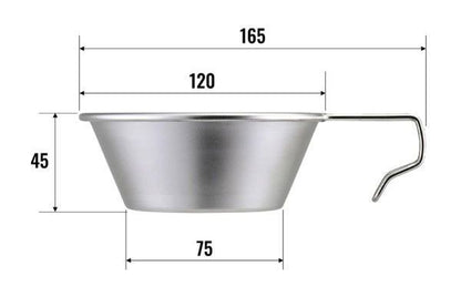 Daytona Tazza da Campeggio "Sierra Cup" in Acciaio Inox - Leggera e Resistente - Forbikes - ENDURRAD