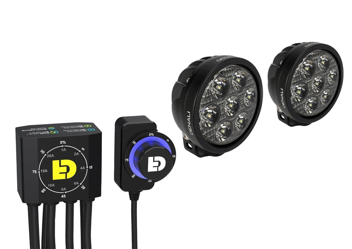 Two light groups, one wiring harness