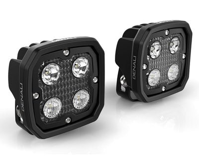 Faretto LED D4 DENALI compreso nel kit DNL07KIT002, vista frontale