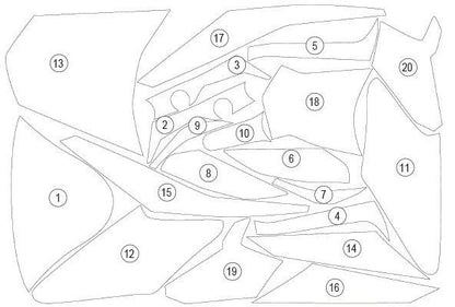 Eazi - Grip Pellicola Protettiva Caren | EZ - GUARDTRI022A - 50481 - ENDURRAD