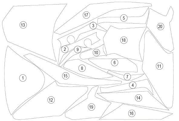Eazi - Grip Pellicola Protettiva Caren | EZ - GUARDTRI022A - 50481 - ENDURRAD