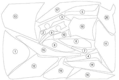 Eazi-Grip Pellicola Protettiva Carene per Triumph Speed Triple 1200 RS (2025)