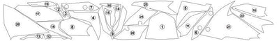 Eazi - Grip Pellicola protettiva per Kawasaki ZH 2 2023 - 2024 - ENDURRAD
