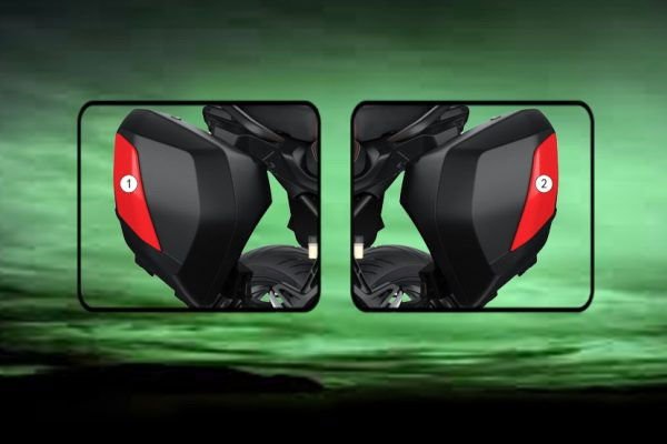 Pellicola protettiva valigie laterali Yamaha Tracer 9 2021-2026 – foto 3