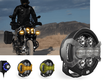 Fanale moto led D7 PRO con sistema X - Lens | DNLD7P050 - r31502 - ENDURRAD