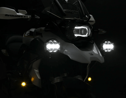 Fanale moto led D7 PRO con sistema X - Lens modulare - ENDURRAD