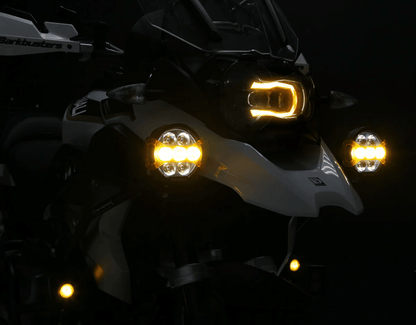 Fanale moto led D7 PRO con sistema X - Lens modulare - ENDURRAD