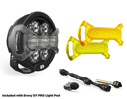 Fanale moto led D7 PRO con sistema X - Lens modulare - ENDURRAD