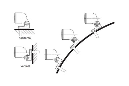 Fanale posteriore e luce freno LED "D - TAIL" | 80930 - r29783 - ENDURRAD