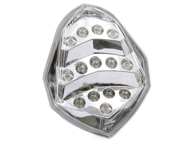 FANALE POSTERIORE TRASPARENTE SUZUKI GSX-R 1000 A LED OMOLOGATO anni 2003-2004