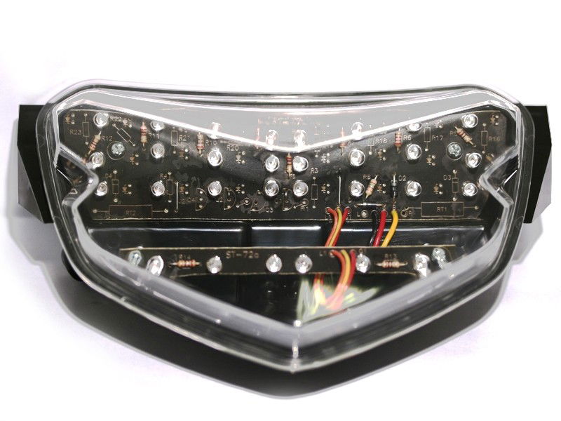 FANALE POSTERIORE TRASPARENTE SUZUKI GSX-R600 04-05 /GSX.R750 04-05 A LED OMOLOGATO