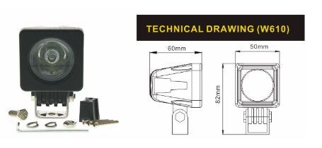 Faretti led per moto a luce FLOOD