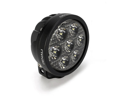 Faretto LED DENALI D7 da 7.665 lumen, vista frontale del corpo da 112 mm