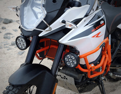 Faretto LED DENALI D7, vista posteriore con dissipatore