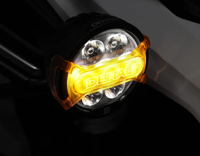 Faretto DENALI D7 PRO, dettaglio delle ottiche flood e spot