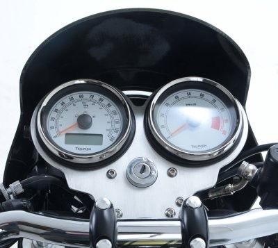 fascia strumentazione, Triumph Thruxton '08-'14 (no Bonneville) - con barra piatta