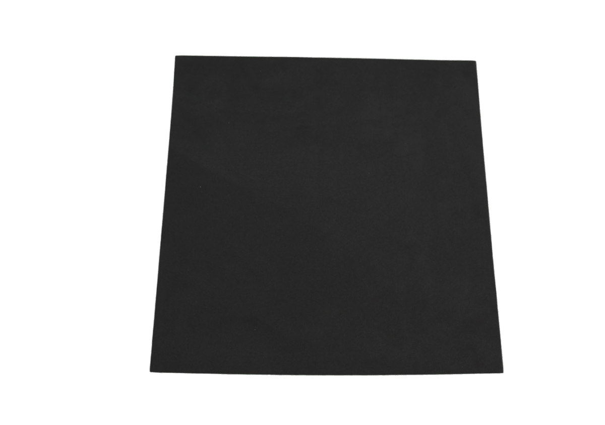 Foglio neoprene adesivo colore nero 33x33 cm spessore 15 mm - ENDURRAD
