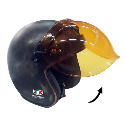 Frontino alza - visiera basculante con fissaggio 3 bottoni - ENDURRAD