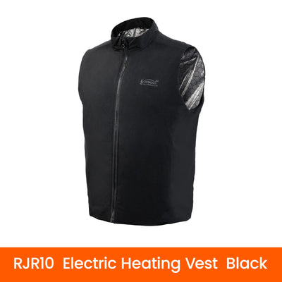 Gilet riscaldato RJR10 su fondo bianco, taglio senza maniche