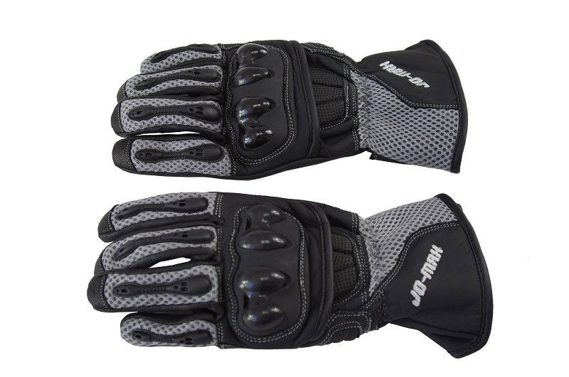 Guanto estivo pelle / mesh Modello Arioso colore grigio - ENDURRAD
