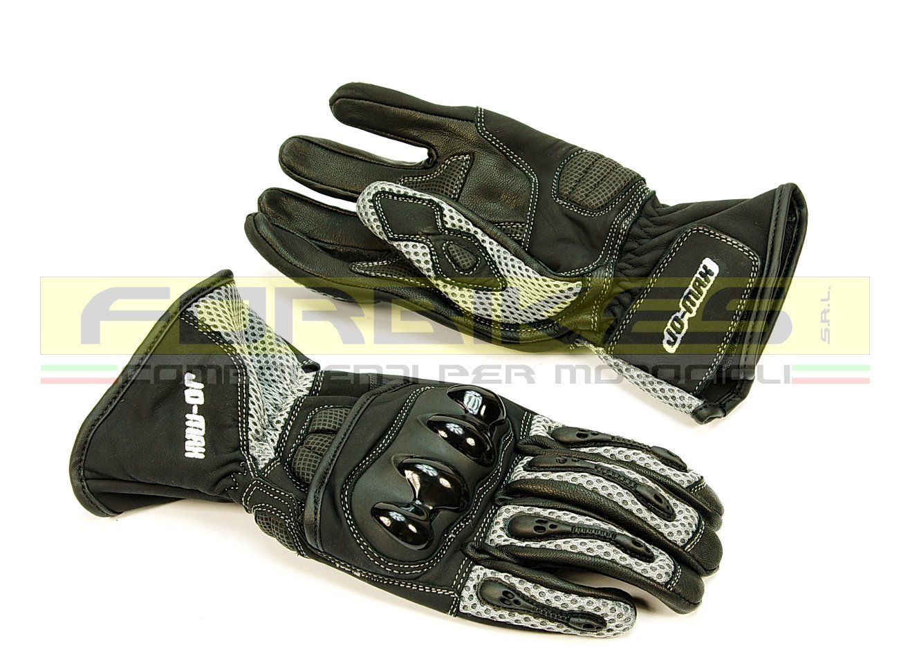 Guanto estivo pelle / mesh Modello Arioso colore grigio