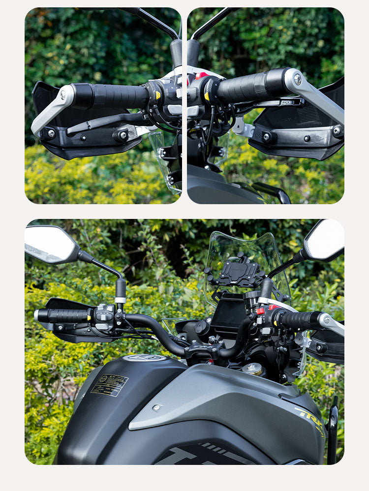 Riding position on the motorcycle