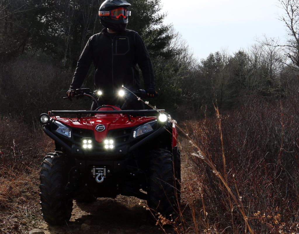 Kit faretti D2 da manubrio DENALI per motoslitte e ATV