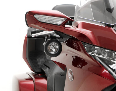 Supporto faretti DENALI montato sulla Honda Gold Wing