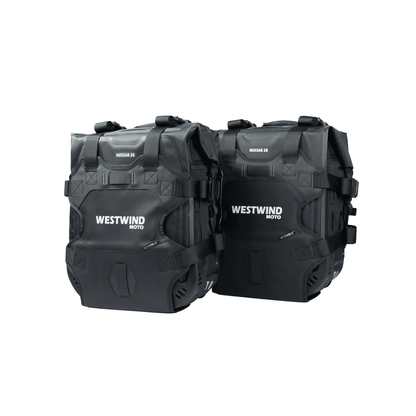 Hussar 26/28 Pannier Kit - Set di Borse Laterali Moto Soft Adventure (26L/28L) - ENDURRAD