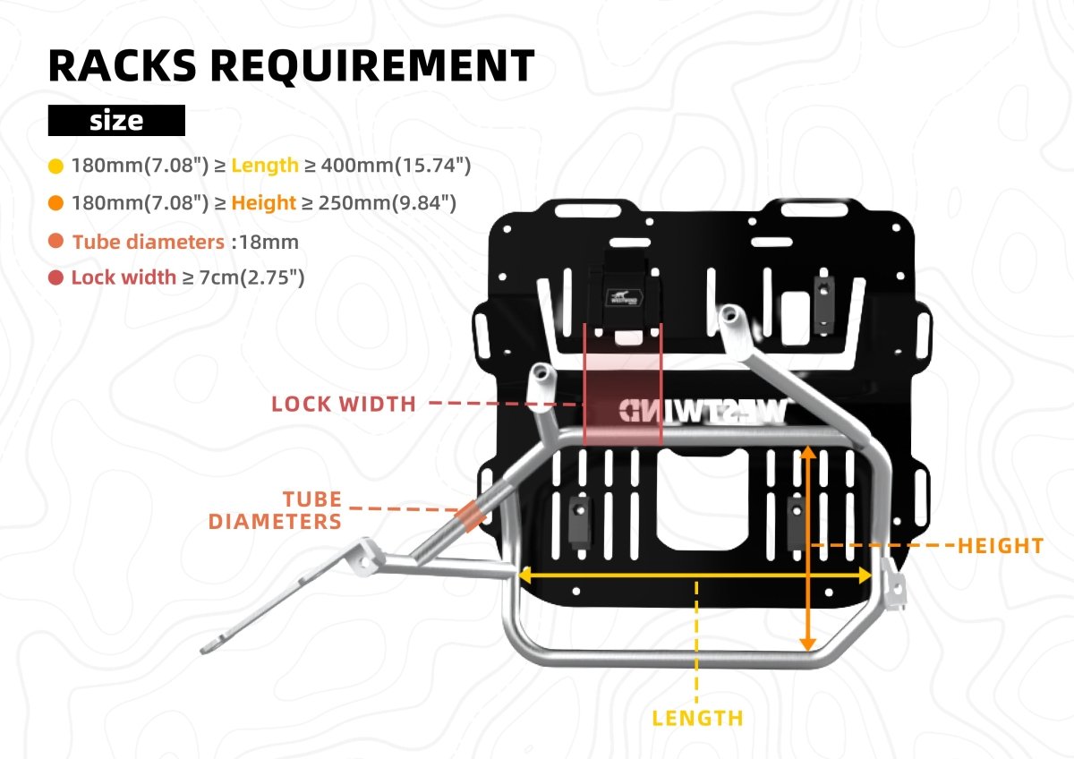 Hussar Panniers Set - Valigie Laterali Moto Semi - Rigide Impermeabili (30L/35L) - ENDURRAD