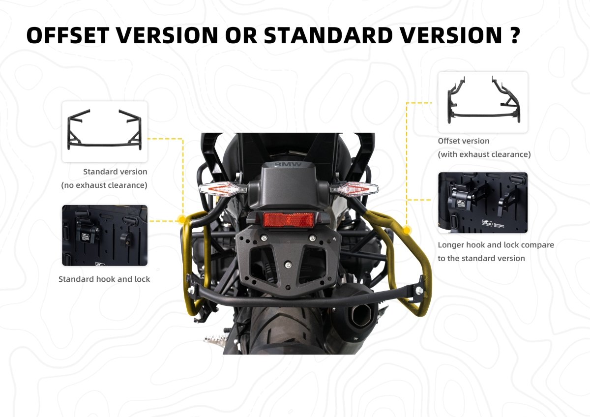 Hussar Panniers Set - Valigie Laterali Moto Semi - Rigide Impermeabili (30L/35L) - ENDURRAD