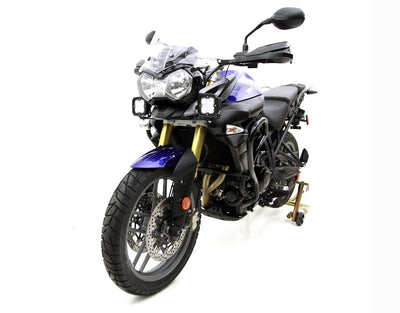 Supporto faretti DENALI montato sulla Triumph Tiger 800 XC