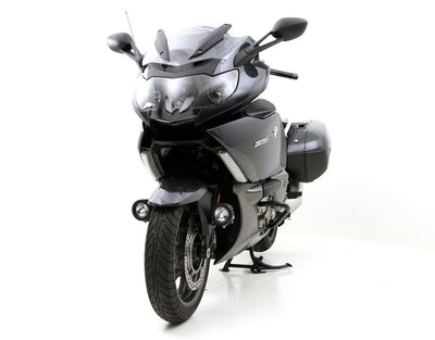 Supporto faretti DENALI montato sull'avantreno della K 1600 GT