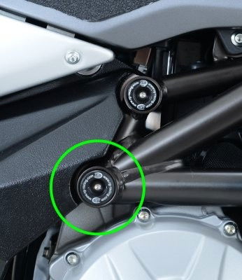 Inserto Prot Telaio Dx Inferiore Traliccio Telaio Mv Agusta F3 675 800 Rivale 800 Dragster 800 Posteriore Telaio Dx O Sx 10674 Rg FI0077BK - Endurrad