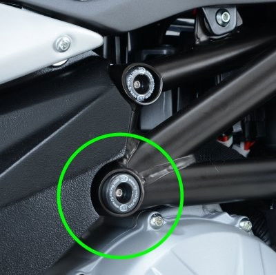 Inserto Prot Telaio Dx Inferiore Traliccio Telaio Mv Agusta F3 675 800 Rivale 800 Dragster 800 Posteriore Telaio Dx O Sx 10674 Rg FI0077BK - Endurrad