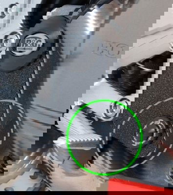 Inserto Protezione Telaio Dx Inferiori Honda Vfr 800 14 Crossrunner 15 11525 Rg FI0090BK - Endurrad