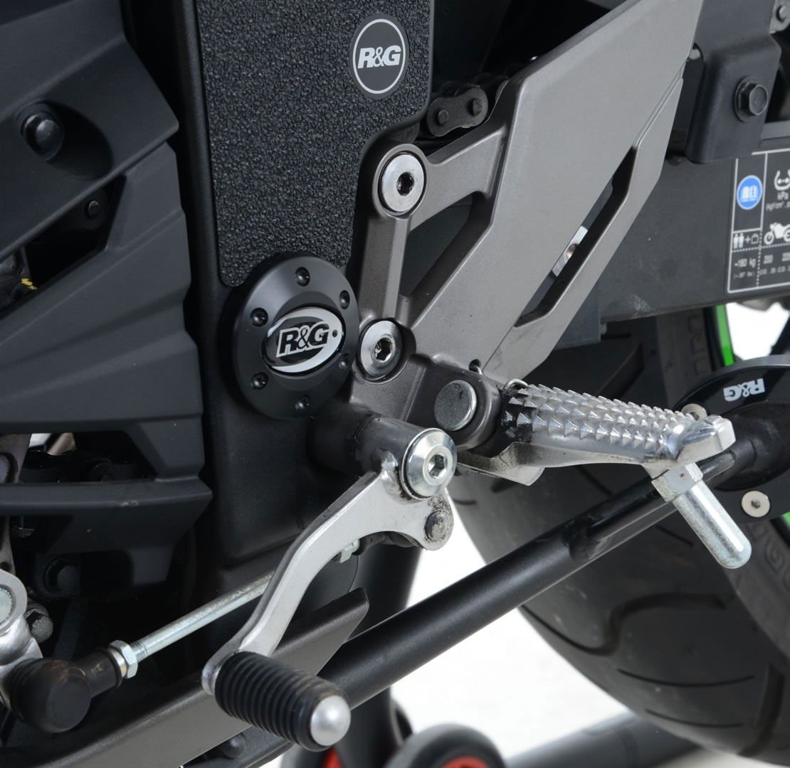 Inserto Protezione Telaio Sx Inferiore Kawasaki Z300 Z250 13 18 Sx O Dx Posteriore Montaggio A Motore R1250GS 18 17345 Rg FI0122BK - ENDURRAD