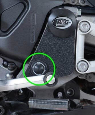 Inserto Protezione Telaio Sx Inferiori Honda Vfr 800 14 Crossrunner 15 11523 Rg FI0088BK - ENDURRAD