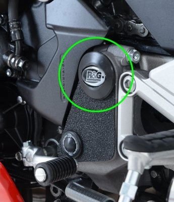 Inserto Protezione Telaio Sx Superiori Honda Vfr 800 14 Crossrunner 15 11522 Rg FI0087BK - ENDURRAD