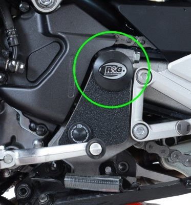 Inserto Protezione Telaio Sx Superiori Honda Vfr 800 14 Crossrunner 15 11522 Rg FI0087BK - ENDURRAD
