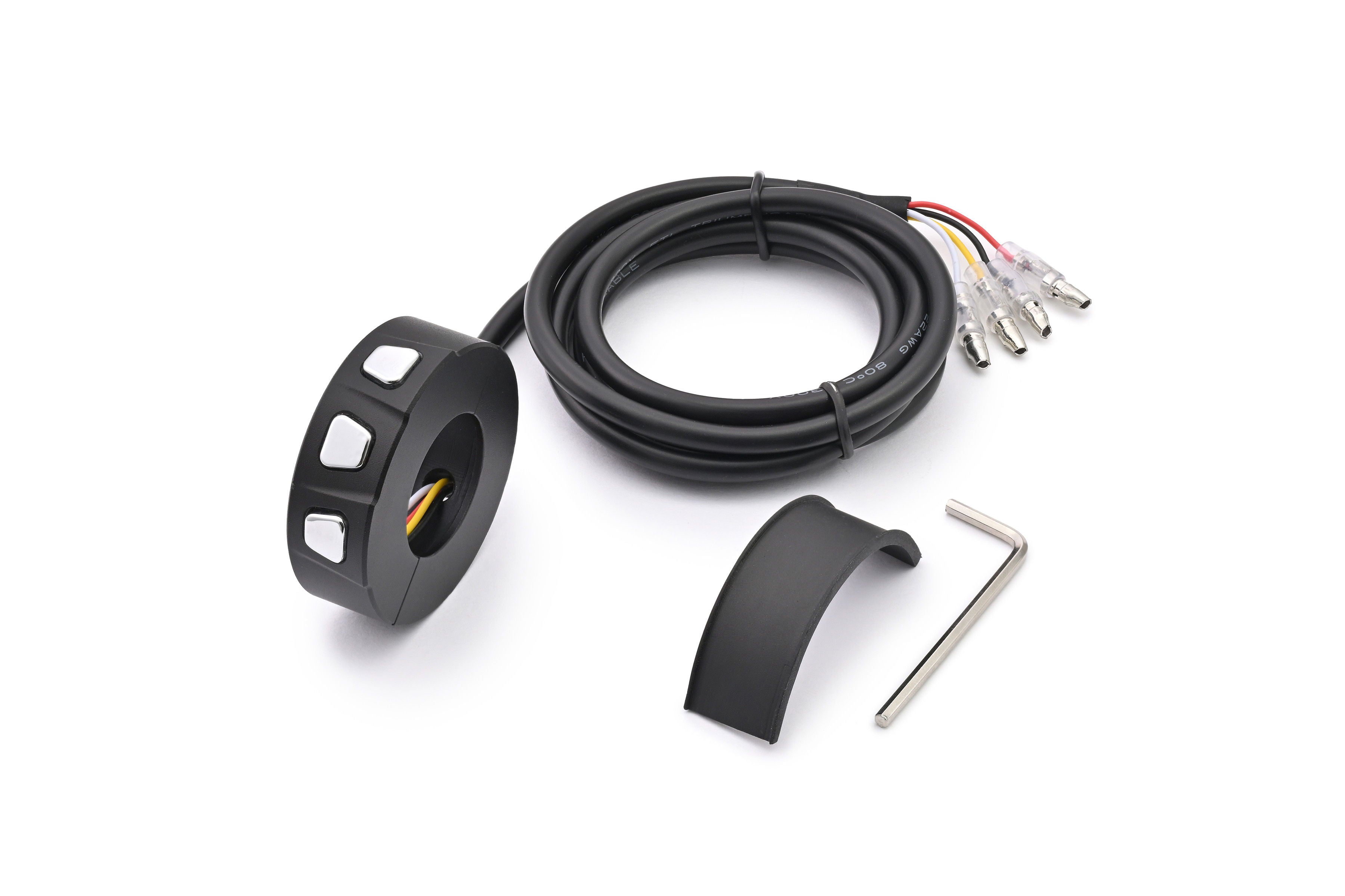 Interruttore 3 bottoni alluminio CNC (sostituisce OEM)