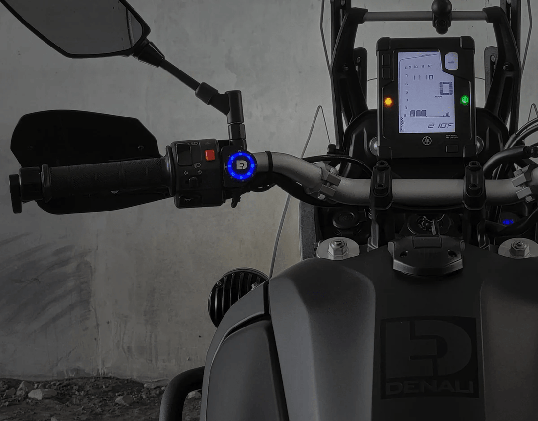 Interruttore DIALDIM con cablaggio specifico per YAMAHA TENERE 700 Den