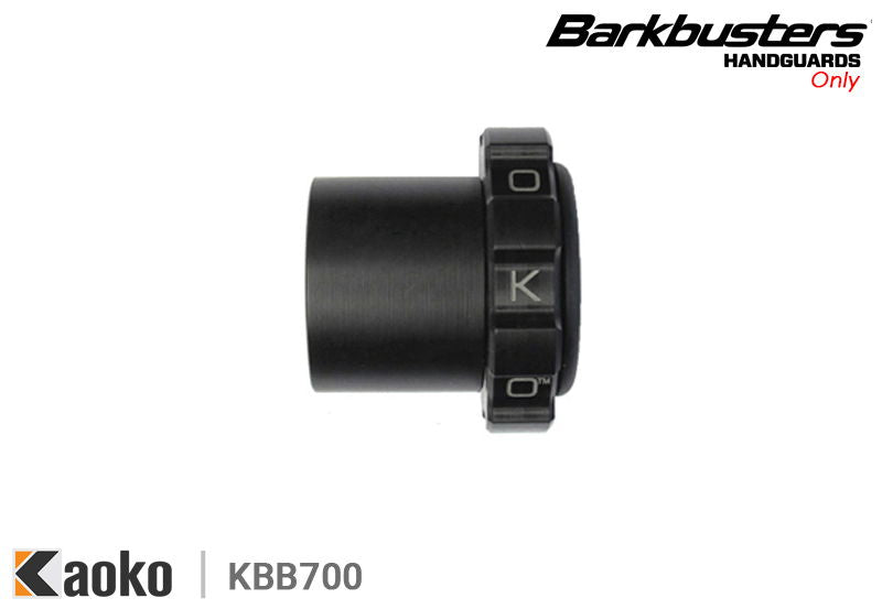 KAOKO stabilizzatore manubrio con cruise control - BMW F800GS & F650GS '08-'12 (per uso con paramani Barkbusters BHG16 & BHG17